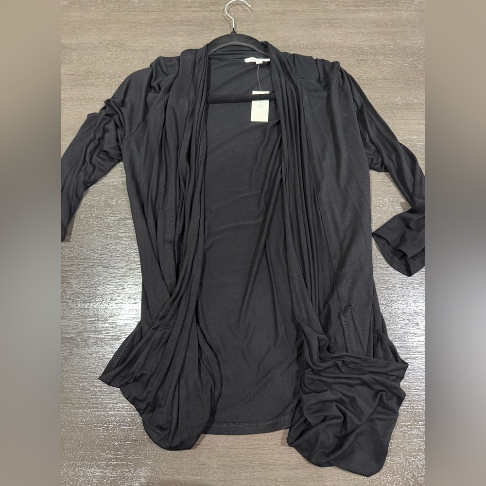 Black cardigan